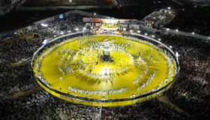 પરંપરાગત પોશાકમાં  મણિયારો-રાસડા રમી નવરાત્રી મહોત્સવની ખેલૈયાઓએ કરી ભવ્ય ઉજવણી